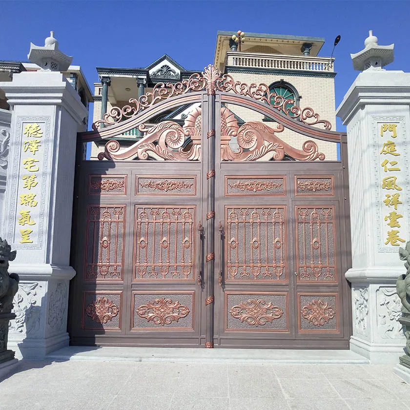 Роскошные ворота нового дизайна 2021, Прочные Литые алюминиевые ворота, индийские главные ворота