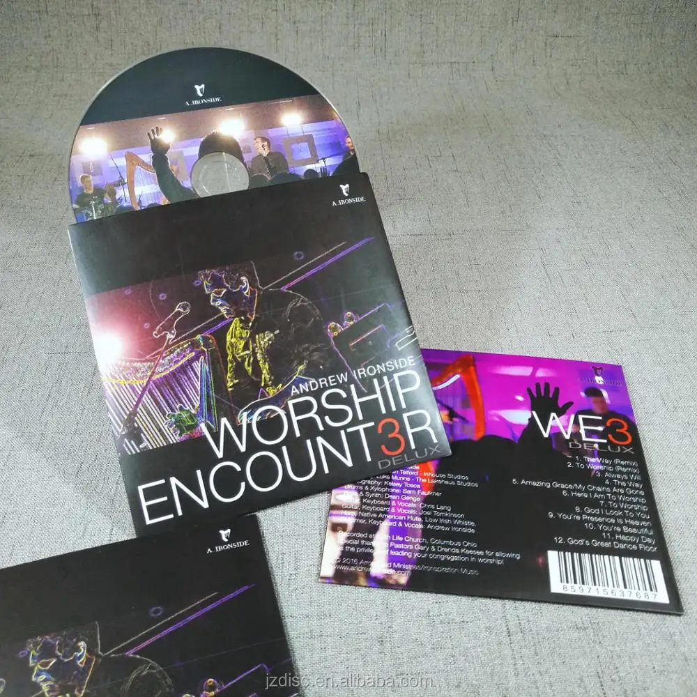 Audio CD Replication CD records offset printing packing in jacket