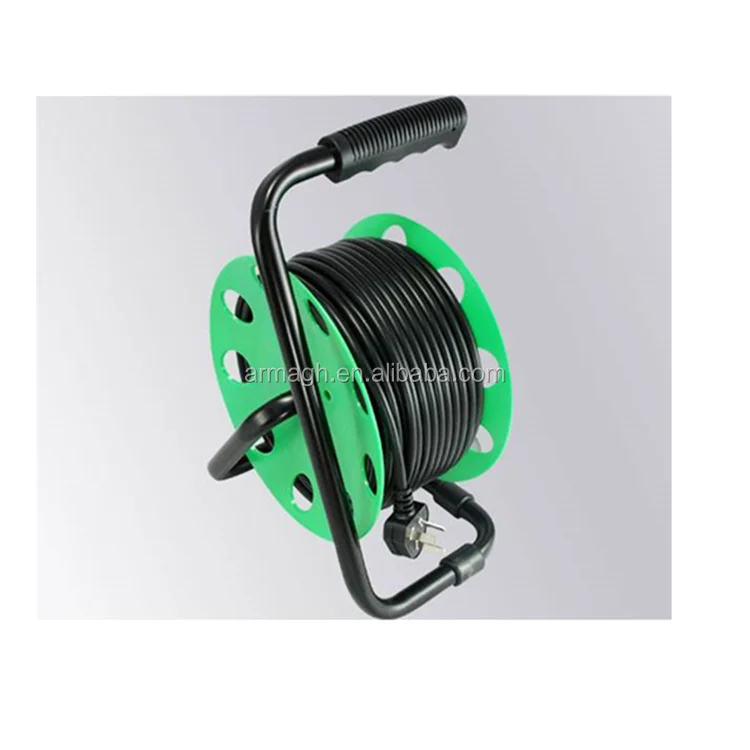 spring winder retractable 220v 25m 50m power retractable cable reel
