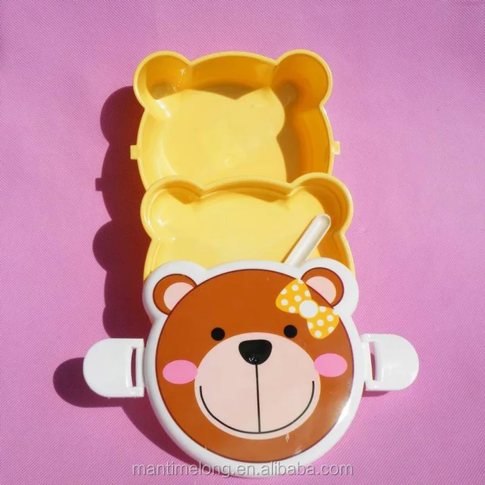 Cute Japanese Animal Cartoon Insulated Lunch Box Food Warmer Kids