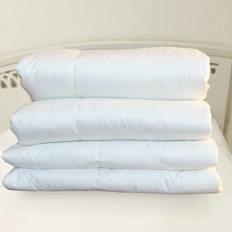 Comfortable 100% Cotton Fabric Merino Wool Filling Quilt Comforter