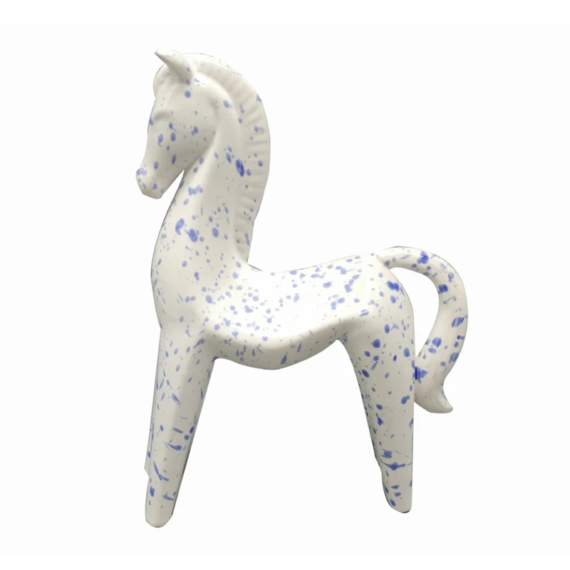 Hot sale elegant glazed ceramic horse