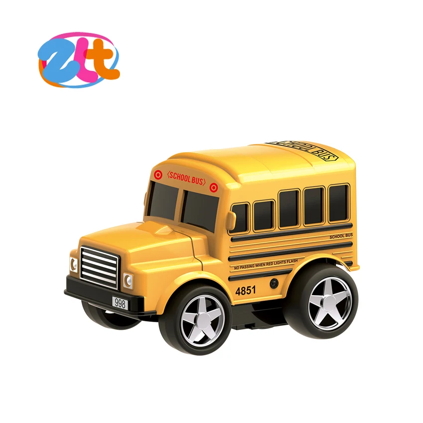 Mini inflatable plastic toy school bus for sale