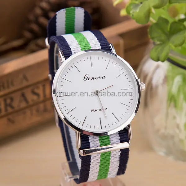 Popular braided geneva watches for women