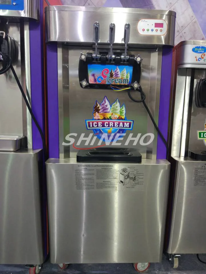S026 Rainbow Soft Ice Cream Mix Machine