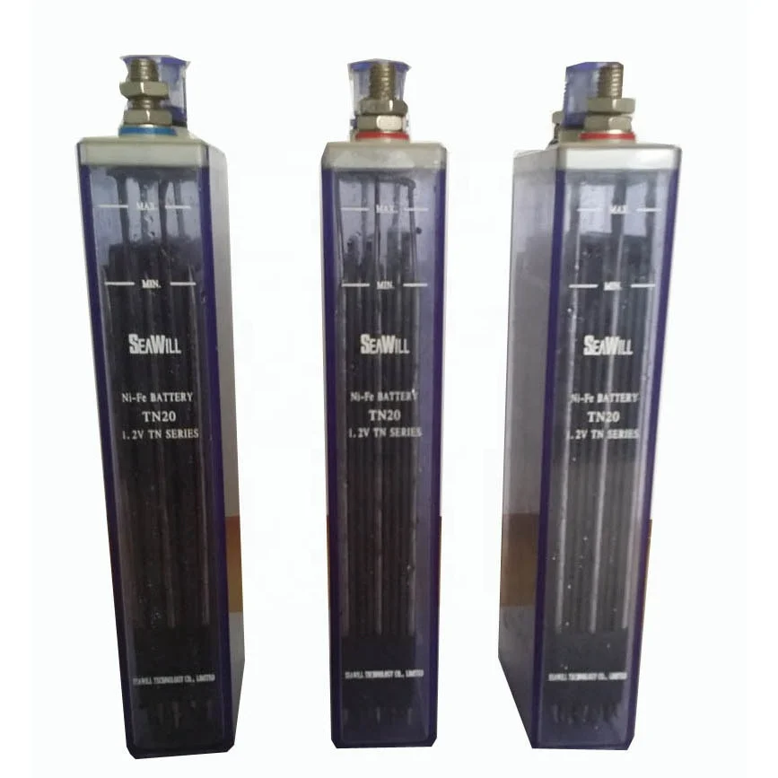 Rechargeable Nickel iron battery price 1.2v 20Ah ni fe battery