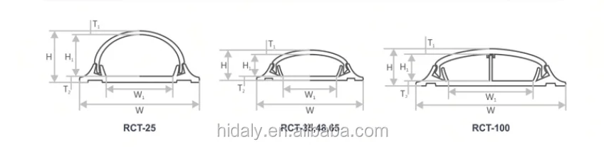 Floor Cable Material Southeast Asia Wiring Electrical Duct Cover 25X10 Arc Floor Duct Plastic Trunking Fireproof PVC CE.ROHS RCT