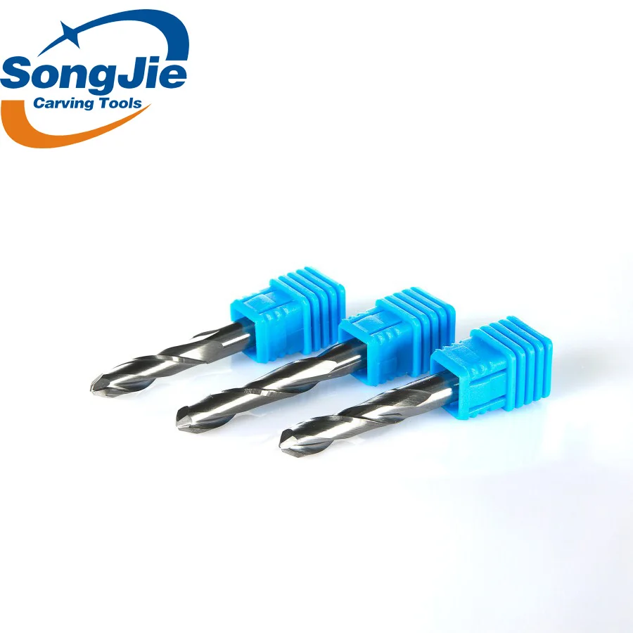 2 Flutes Carbide Ball Cutting Tools 6mm double-edged ball-nose CNC milling cutter