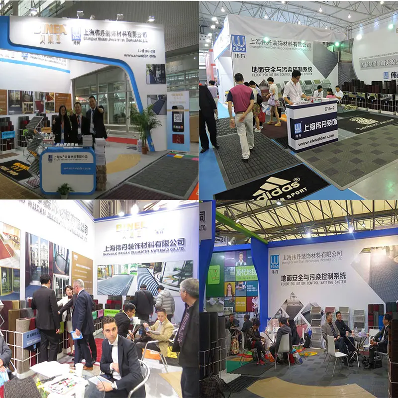 Waterproof non-skid interlock rubber floor mats for garage