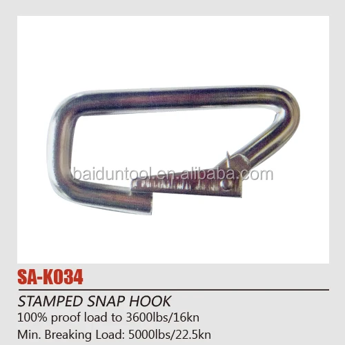 
kinds of safety hook for safety harness/belt/lanyard/rope 