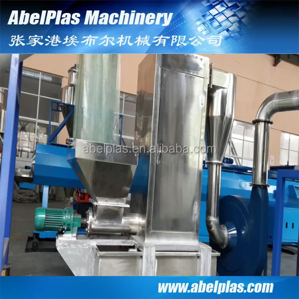 PLC Intelligent Control Bucket Basket Crate Shredder System /plastic washing line/plastic washing machinery