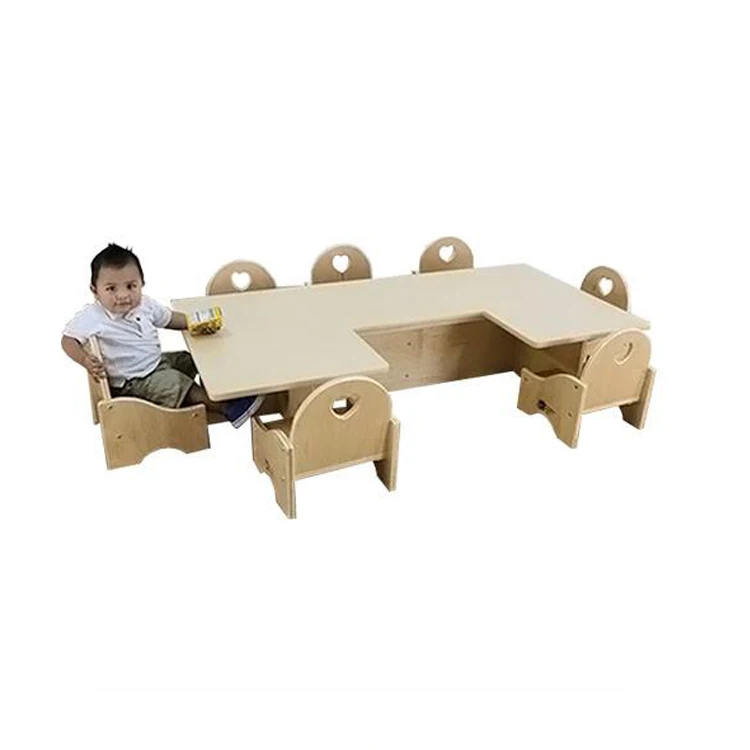 Лучшее качество, деревянный детский стол и стул Монтессори с пользовательским логотипом