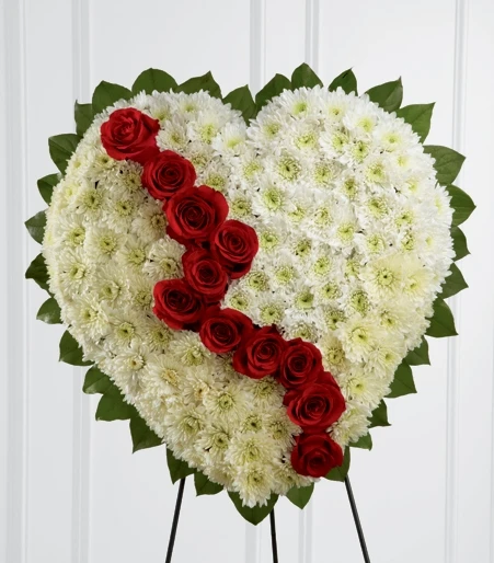 Single heart shaped florist foam&funeral decoration