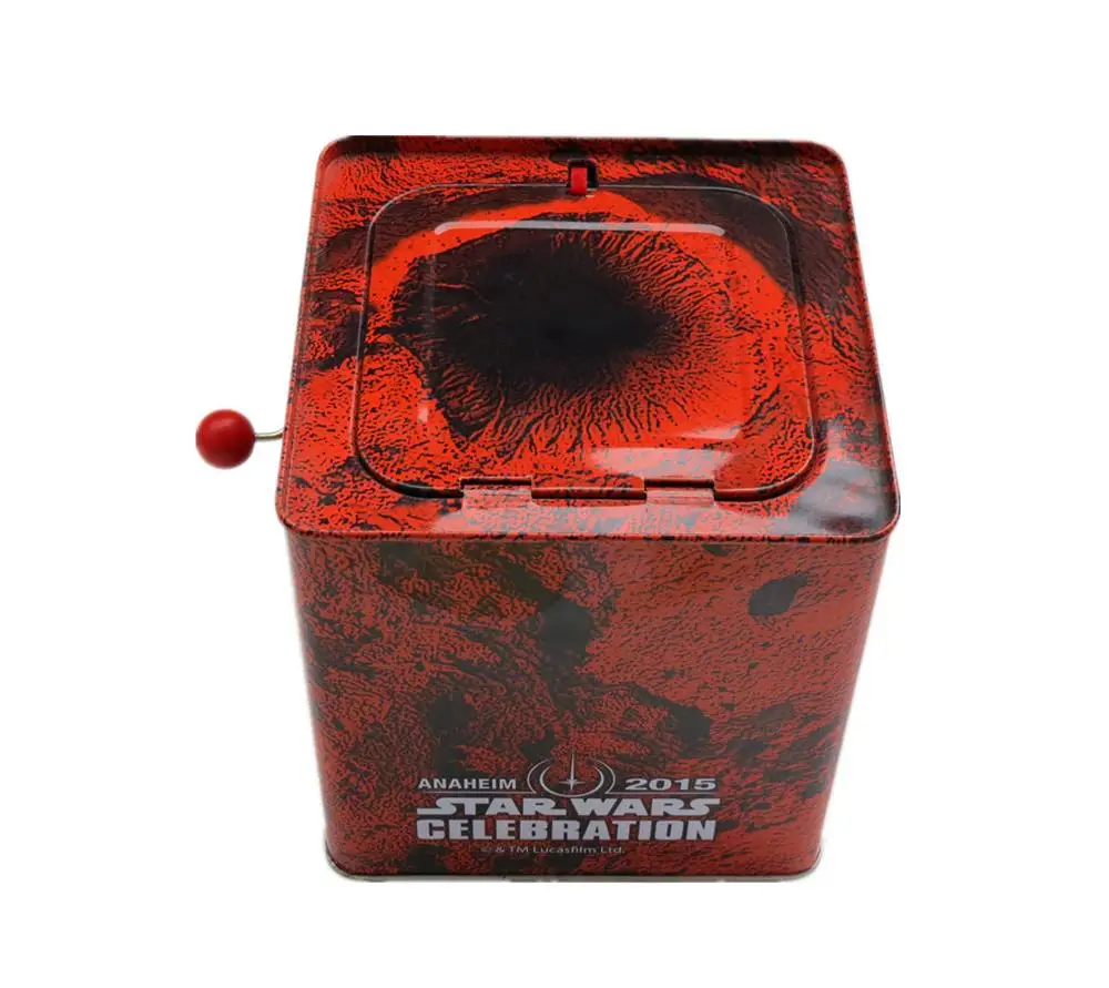 
2018 new design Musical Jester Jack In The Box Music Tin Box With Crank handle Holiday gift Box 