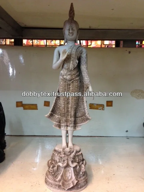 Antique / Old resin buddha sculpture