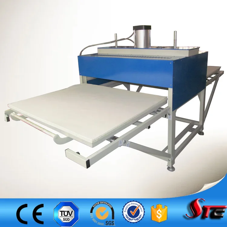 Automatic pneumatic air double stations sublimation transfer large format industry quality heat press machine