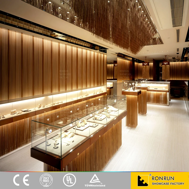 Modern style jewellery showroom furniture / jewellery showroom interior design