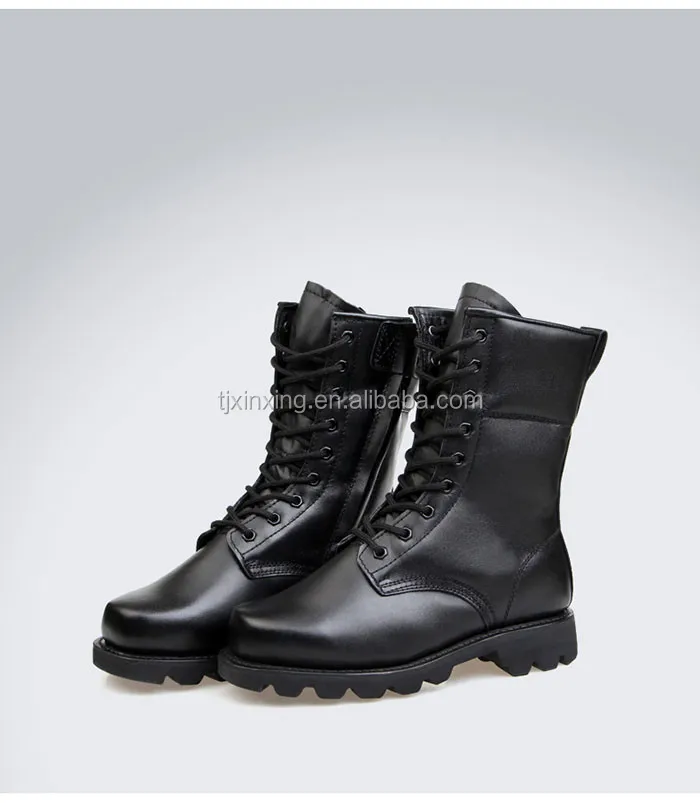 tactical combat outdoor training camp hiking boots with outsole rubber