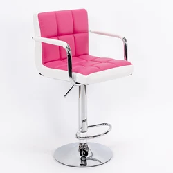 Оптовая продажа, современный регулируемый барный стул из полиуретана с вращающимся по центру новым дизайном