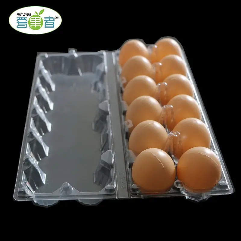 Custom Clear Plastic Pet Egg Cartons