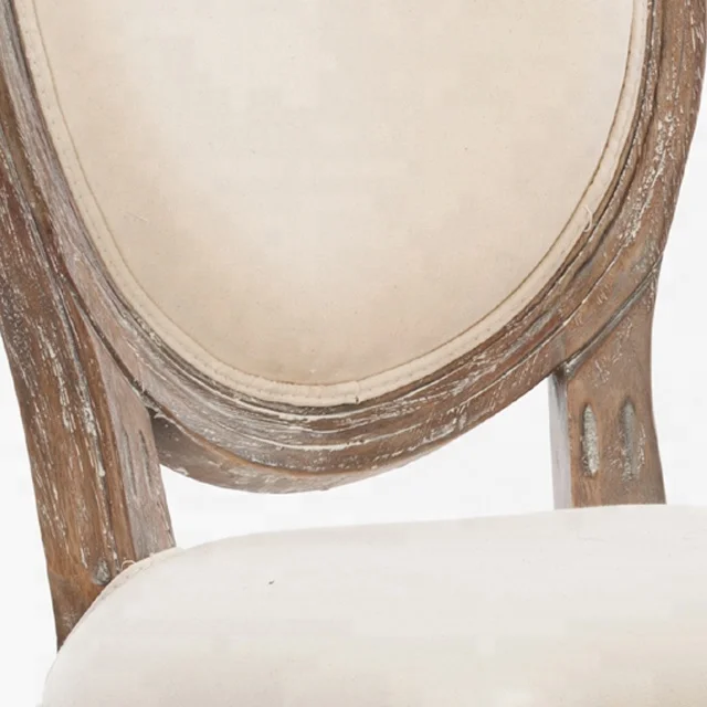 Винтажный дизайн, деревянная рама для столовой, ресторана, комнаты, из массива дерева, во французском стиле, круглый стул люиса Xvi