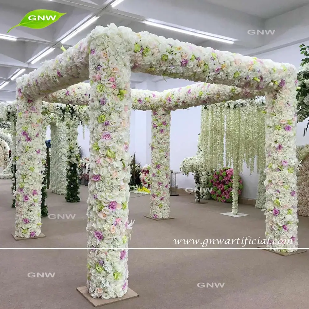 GNW FLWA171102 wedding flower arch indian wedding mandap designs