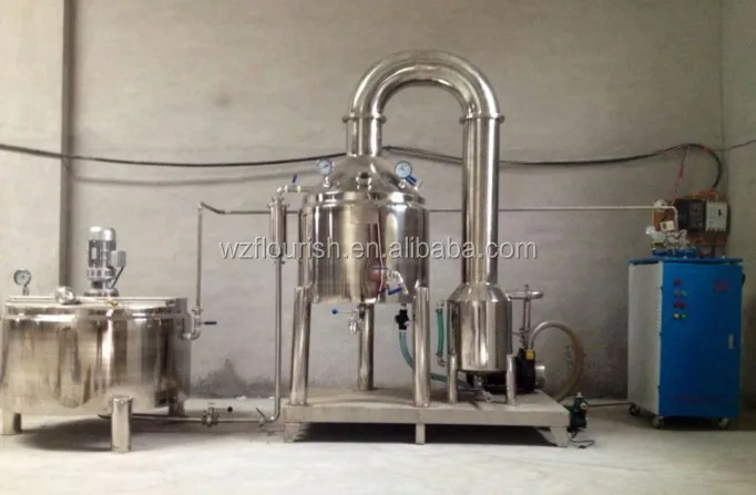 2 Ton Per Day Stainless Steel Honey Vacuum Concentration Machine