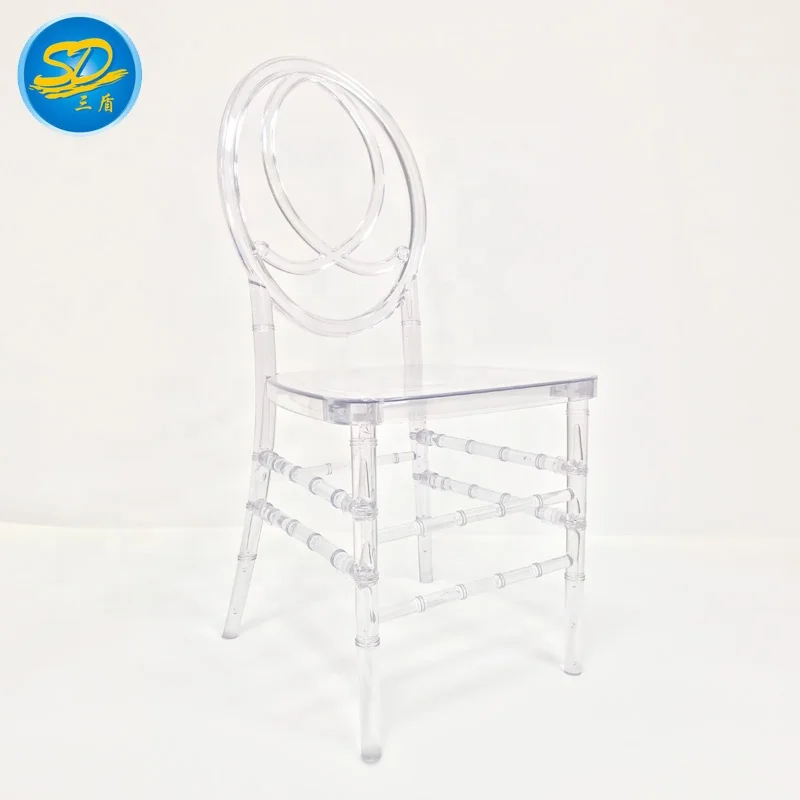 
5 Years Guarantee Crystal Clear PC Resin Event Rental Wedding Acrylic Pheonix Chair 