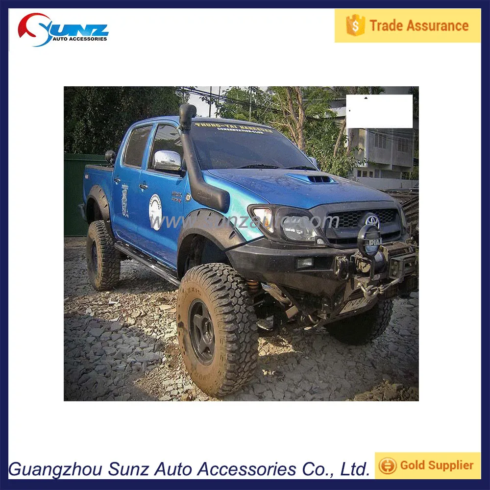 YCSUNZ ABS Брызговики Колёсная Арка Текстурированная Черная для HIlux Vigo 2005 2007 2008