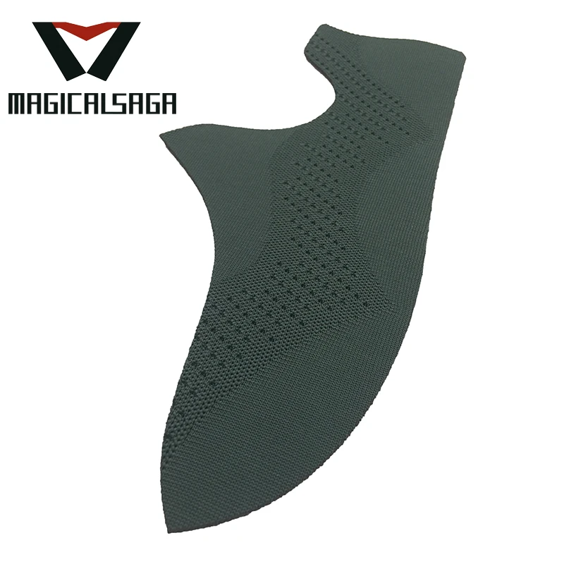 Best selling sneaker vamp model polyester knit fabric shoe upper material