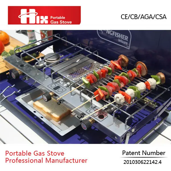 Japanese portable foldable grill gas stove