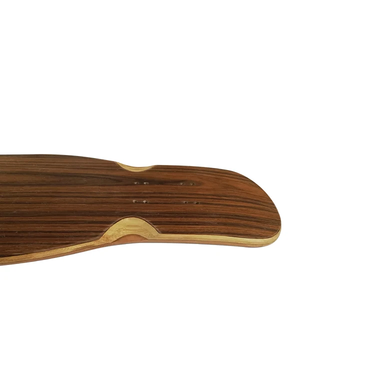 Custom Fiberglass Dancing Long board Deck for Bamboo Maple longboard