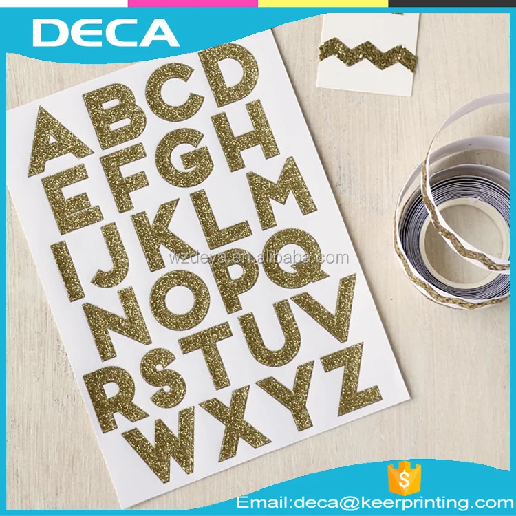 Custom Scrapbooking Letters Alphabet Stickers
