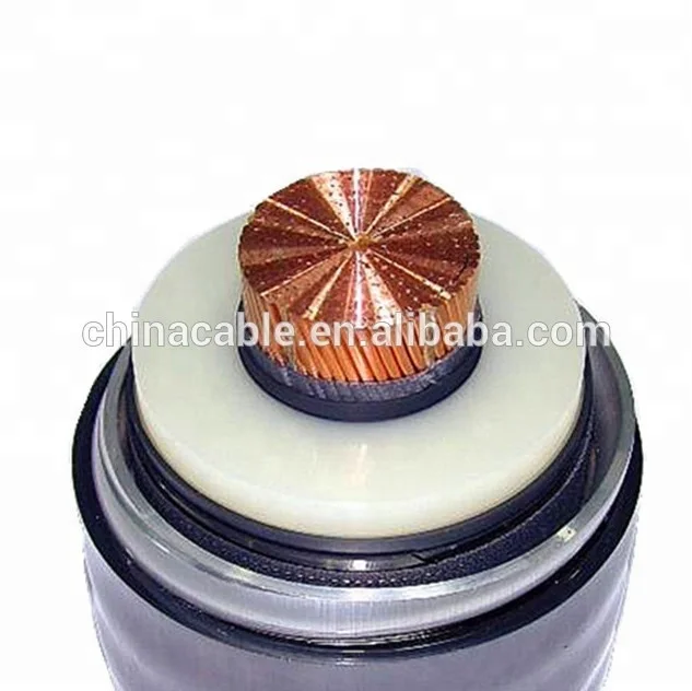 36/66KV медь/кабель с изоляцией из сшитого полиэтилена/AWA/ПВХ кабель питания