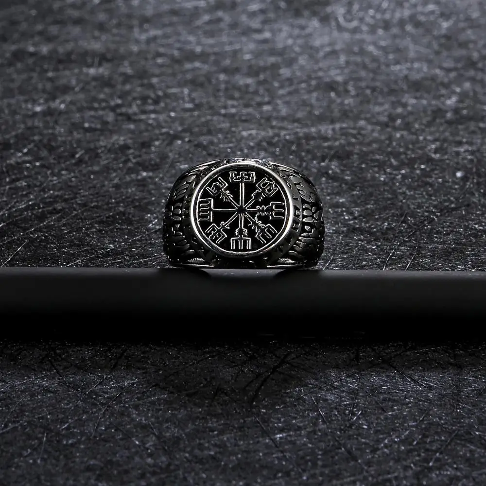 
New Vintage Punk Style Stainless Steel Man Design Ethnic Finger Ring 