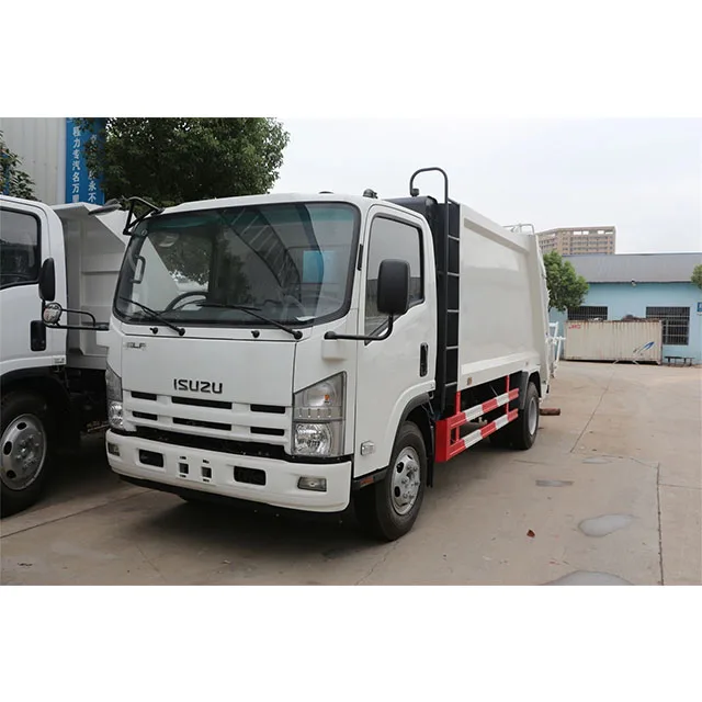 japanese 8 10 cbm  compactor automatic garbage trucks price