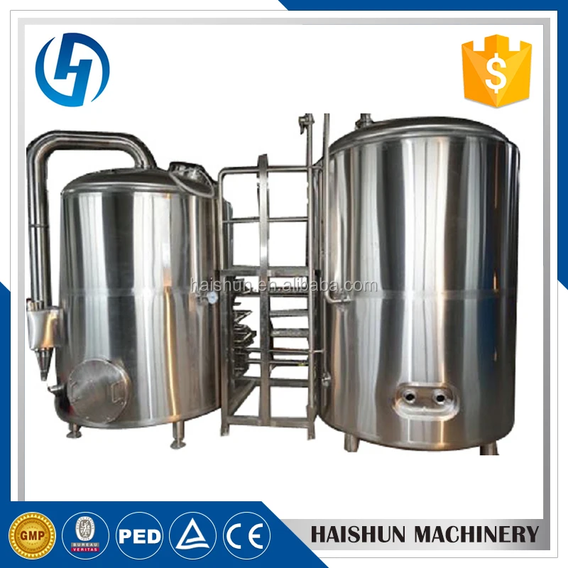 Пивоварения, оборудование micro brewery затирания