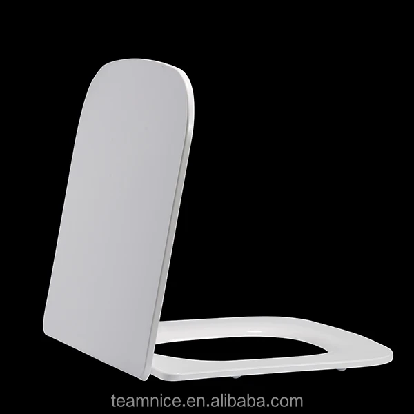 European Urea Square Shape universal one button and quick release toilet seat