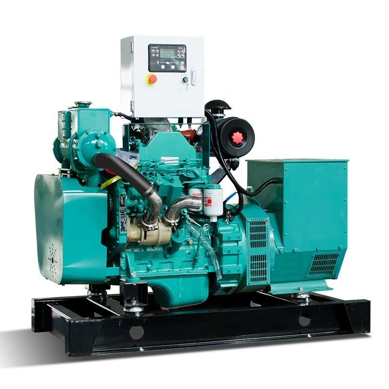 New powered by 4BTA3.9-GM47 30kw marine diesel generator provide CCS certificate