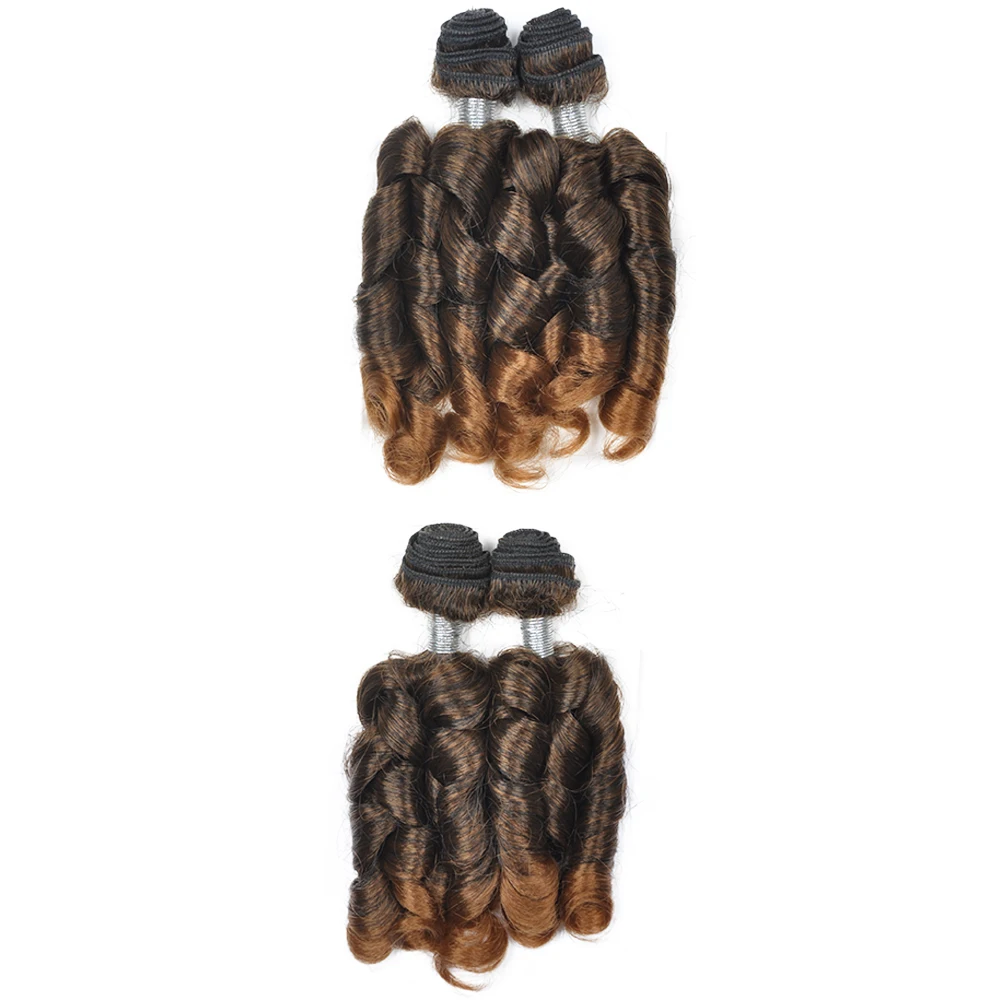 Rebecca fashion  braids 14 inches  loose deep wave synthetic  extension best selling human hair braided  Synthetic Braiding hair