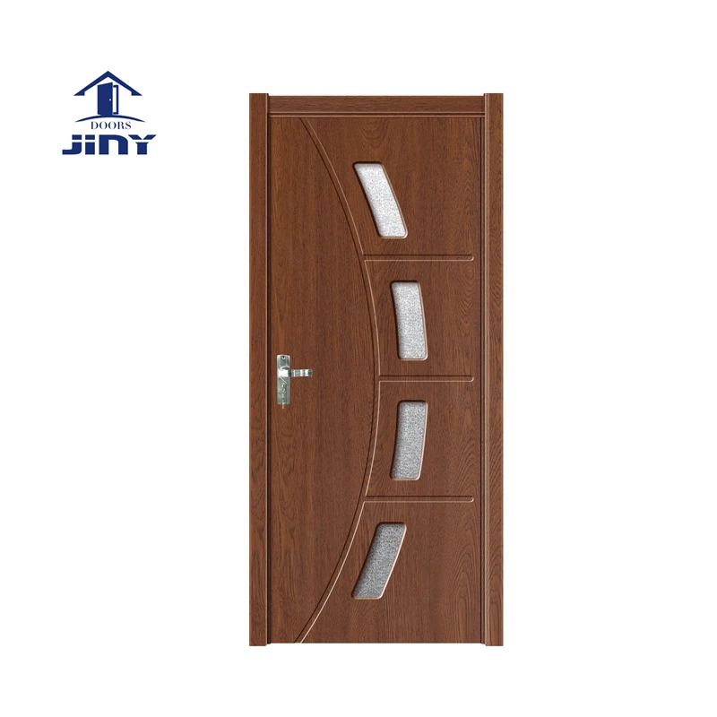 
Romania market popular mdf interior door laminated with PVC foil 