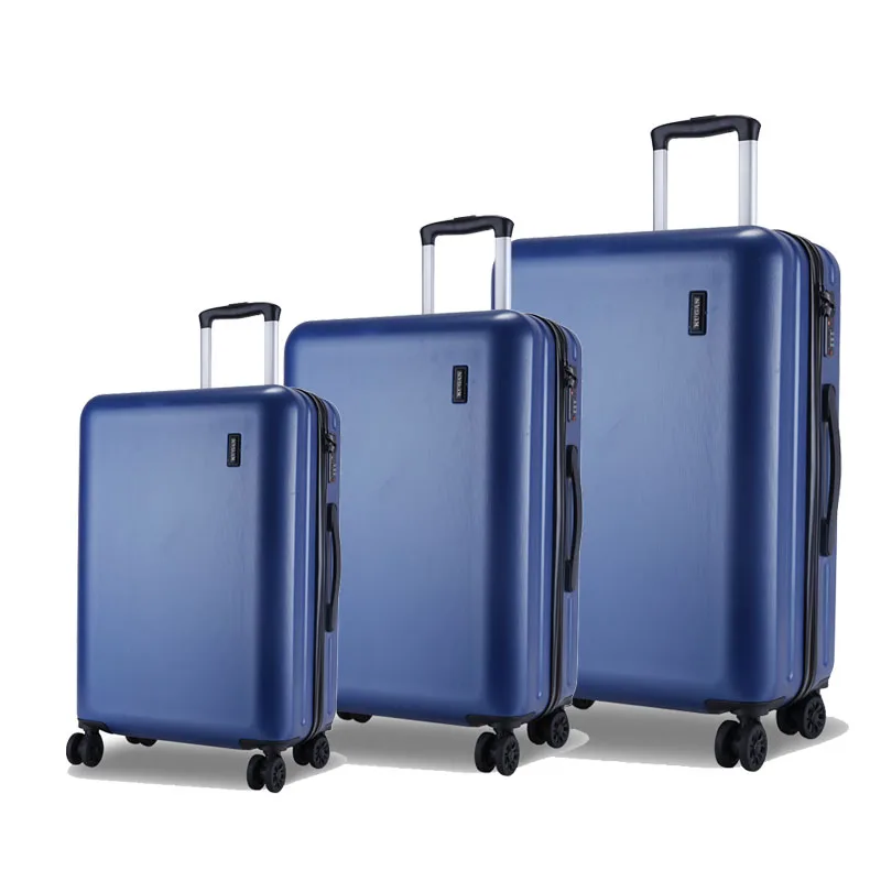 
2019 new fashion Manufacturing ABS PC Suitcase Luggage Trolley Spinner Wheels Luggage Set 