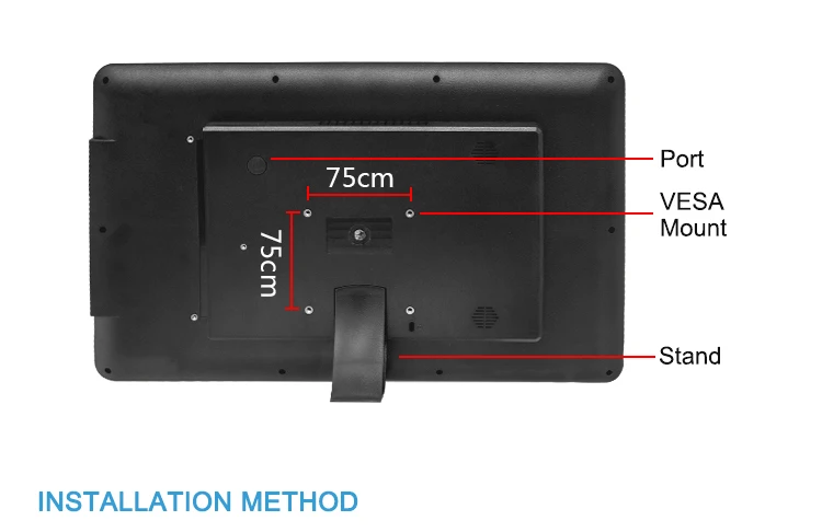 OEM Hot Sale DC/POE Power 14 inch touch screen wall mount android lcd advertising player