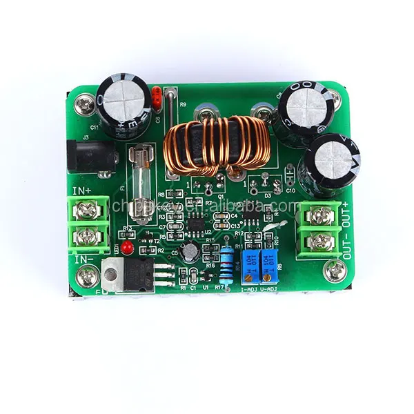 Boost DC-DC преобразователь питания Step-Up Модуль 10 В-60 В до 12 В-80 В 600 Вт