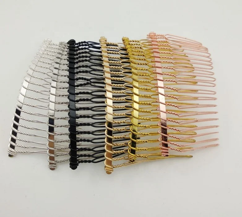 20  Teeth Hair Accessories Metal Twist hair Combs