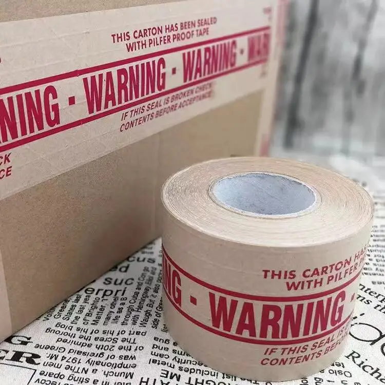 2% Discount  Strong Custom reinforced gummed Printed Kraft Paper Tape