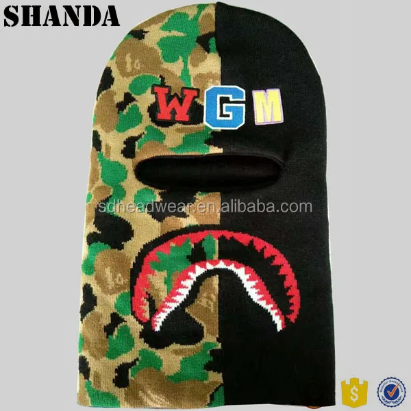 Cheap Custom Logo Acrylic Wool driving infant ski face mask Wholesale