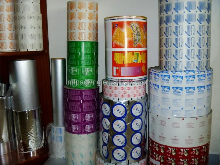 printed pe poly laminate aluminum foil paper