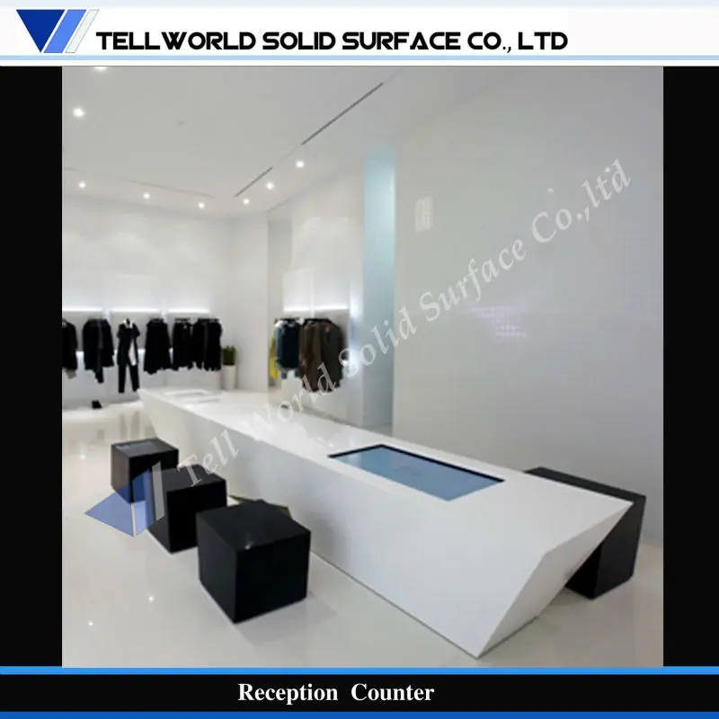 
beauty modern design glacier white cashier desk,customized design beauty modern design glacier white cashier desk,customized design