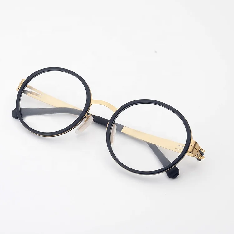 U-Top Eyewear Optic Vision Reading Glasses OEM ODM Frame Black Metal Eyewear XT-XH-(7)